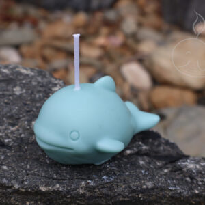 Moby Wick whale candle